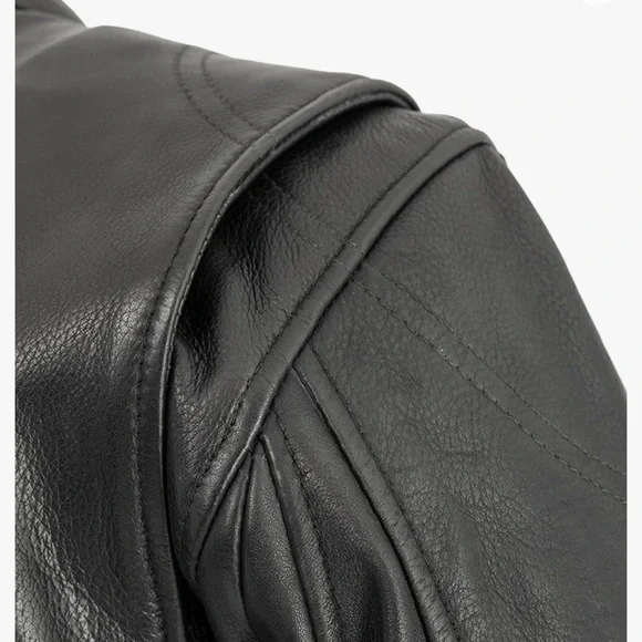 First classic leather jacket NWT - Picture 5 of 14